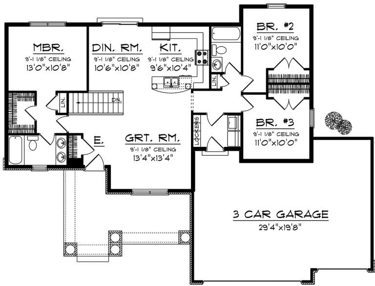 House Plan House Plan #20151 Drawing 1