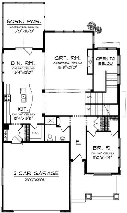 Main Floor for House Plan #1020-00180
