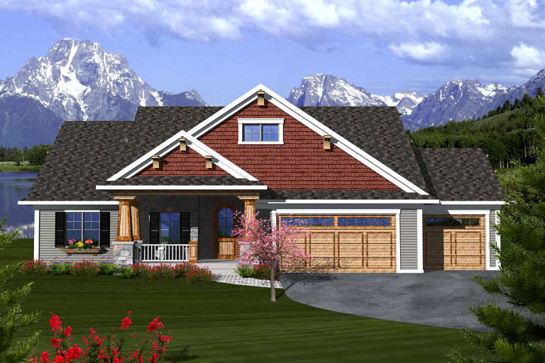 House Plan House Plan #20178 Front Elevation 