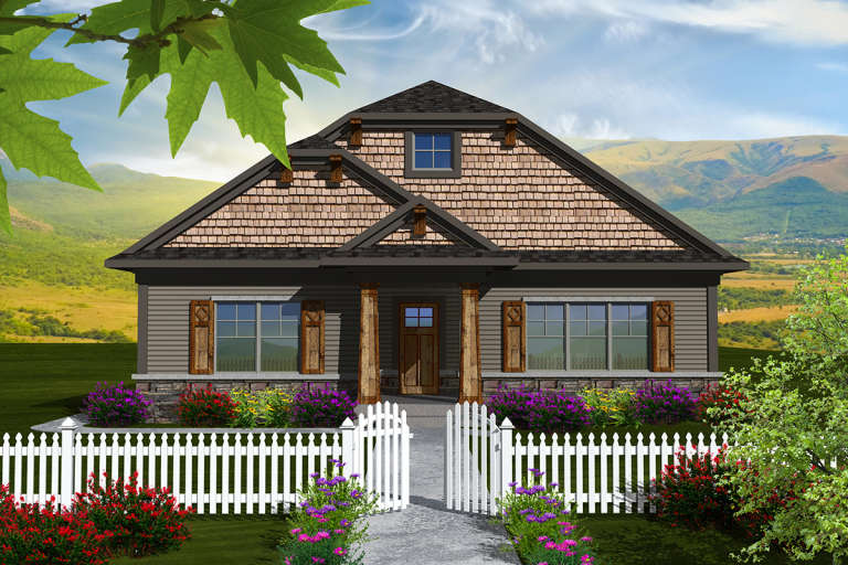 House Plan House Plan #20180 Front Elevation 