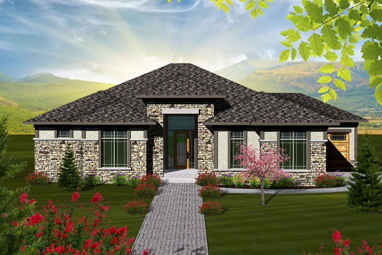 House Plan House Plan #20183 Front Elevation 