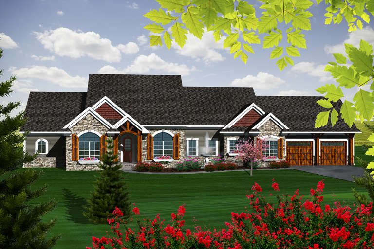 House Plan House Plan #20210 Front Elevation 