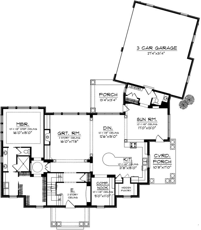 House Plan House Plan #20214 Drawing 1