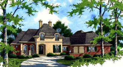 Traditional House Plan #048-00203 Elevation Photo