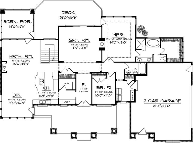 House Plan House Plan #20236 Drawing 1