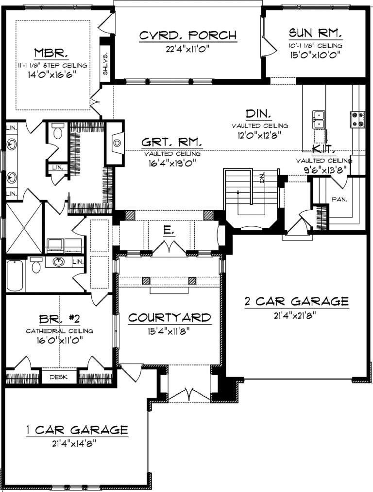 House Plan House Plan #20237 Drawing 1