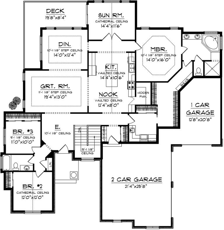 House Plan House Plan #20242 Drawing 1