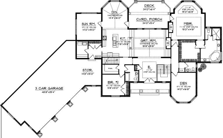 House Plan House Plan #20249 Drawing 1