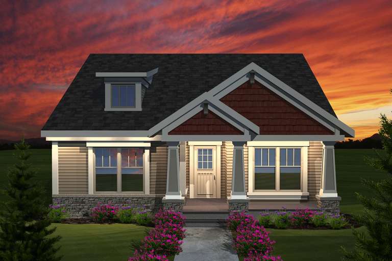 House Plan House Plan #20255 Front Elevation 
