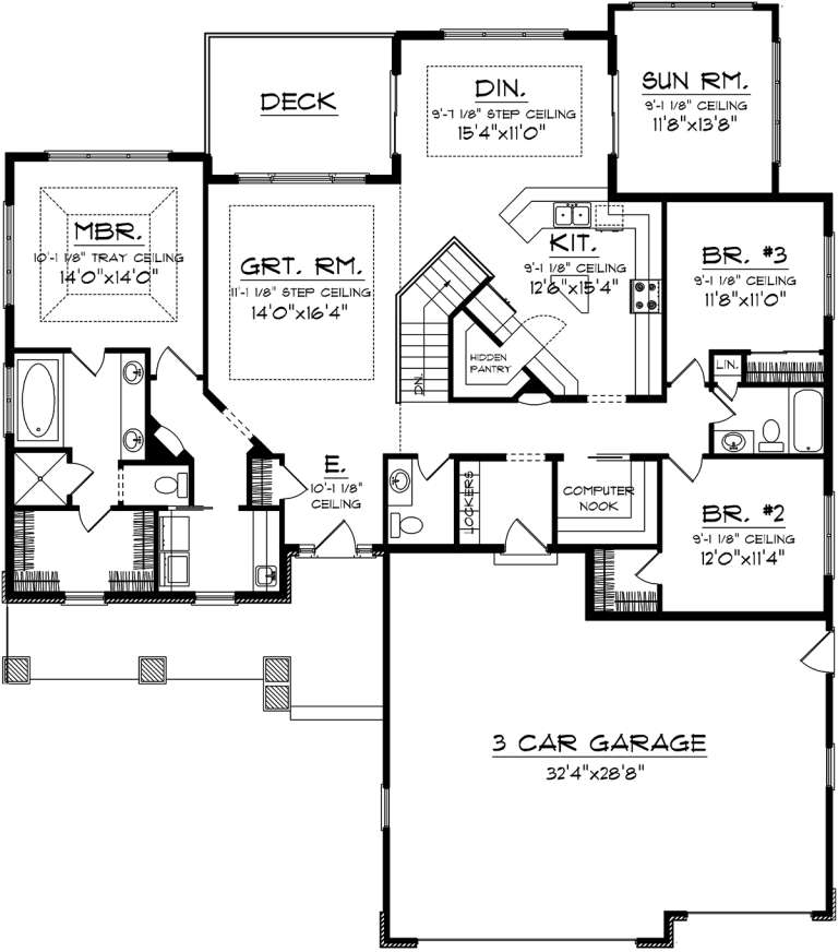 House Plan House Plan #20267 Drawing 1