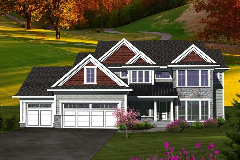 House Plan House Plan #20268 Front Elevation 