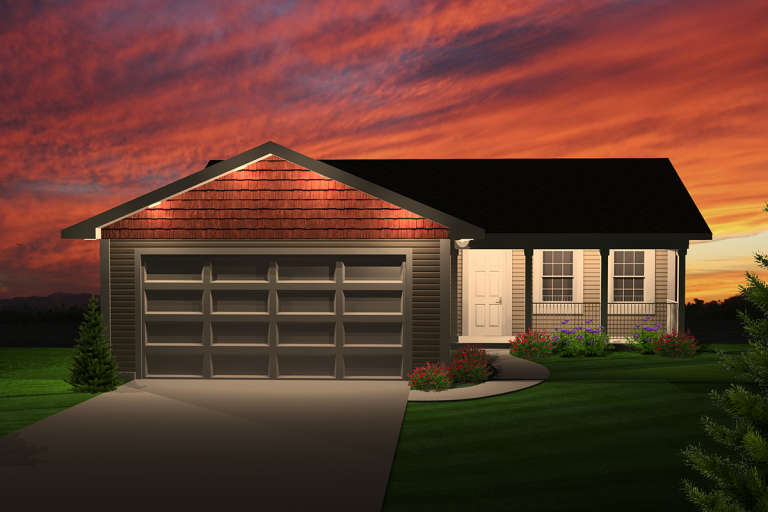 House Plan House Plan #20280 Front Elevation 