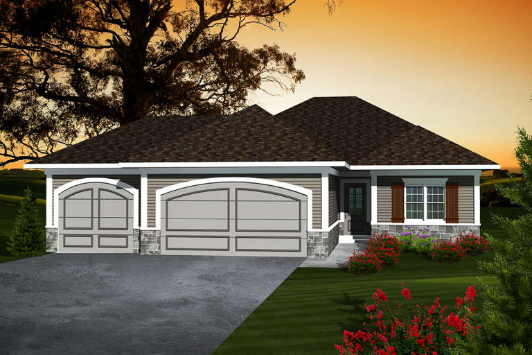 House Plan House Plan #20286 Front Elevation 