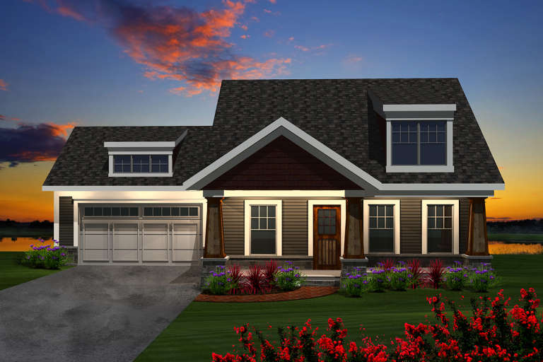 House Plan House Plan #20287 Front Elevation 