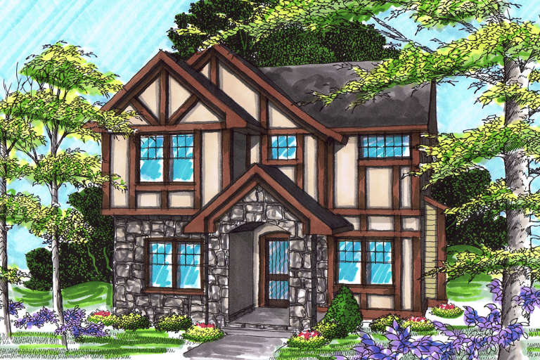 House Plan House Plan #20295 Front Elevation 