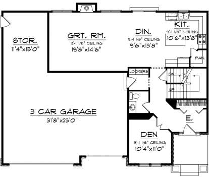 Main Floor for House Plan #1020-00311