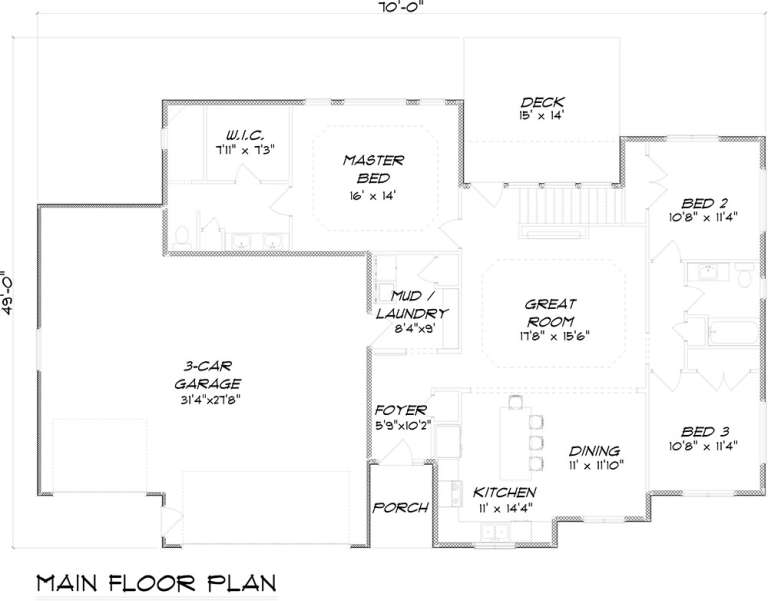House Plan House Plan #20340 Drawing 1