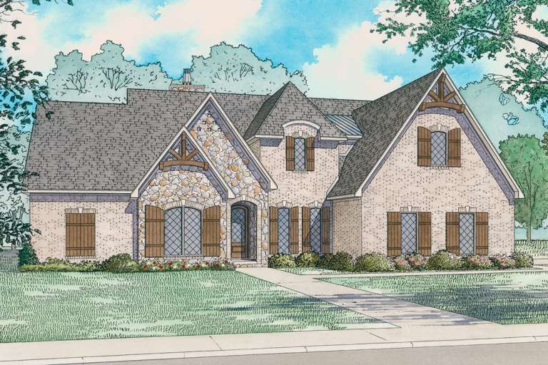 House Plan House Plan #20364 Front Elevation 