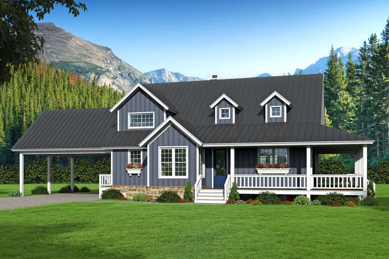 House Plan House Plan #20391 Front Elevation 