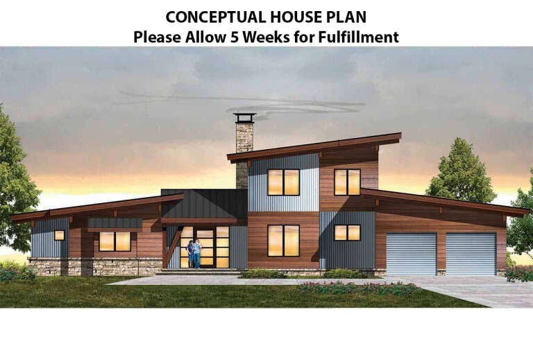 House Plan House Plan #20392 Front Elevation 
