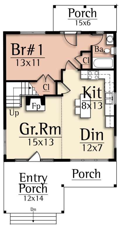 Main Floor for House Plan #8504-00156