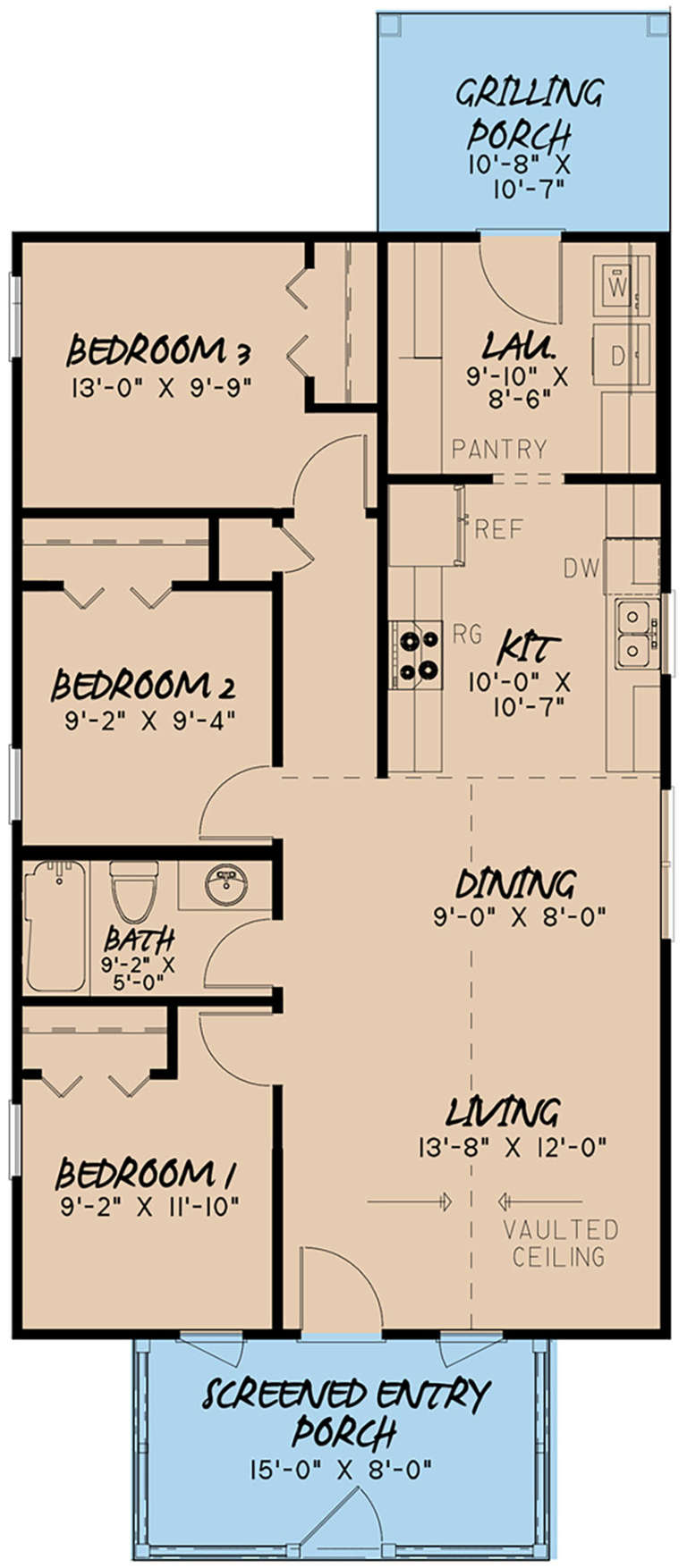 House Plan House Plan #20410 Drawing 1