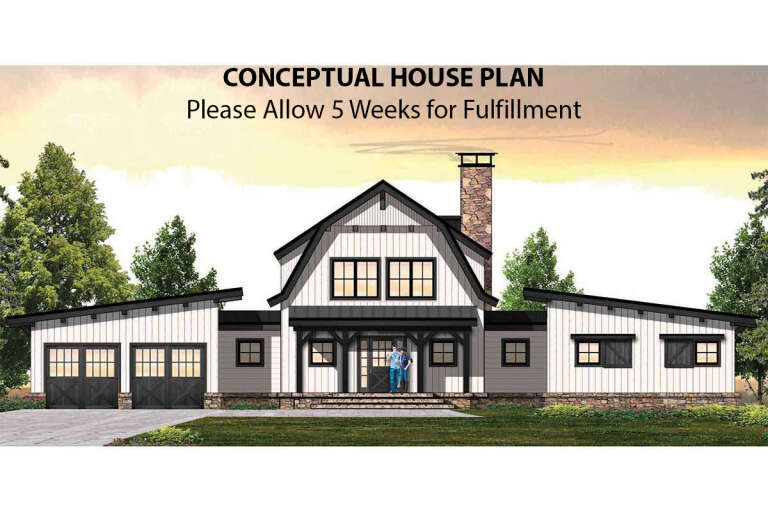 House Plan House Plan #20418 Front Elevation 