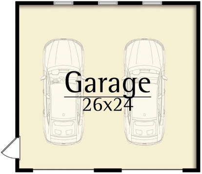 Detached Garage for House Plan #8504-00165