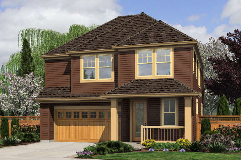 House Plan House Plan #20470 Front Elevation 