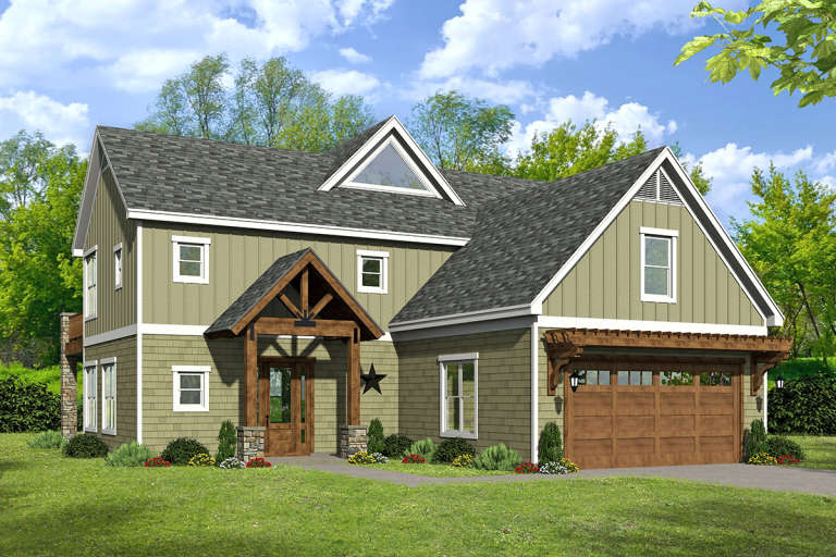House Plan House Plan #20487 Front Elevation 