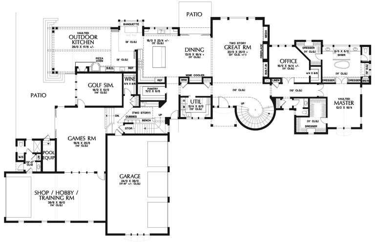 House Plan House Plan #20492 Drawing 1