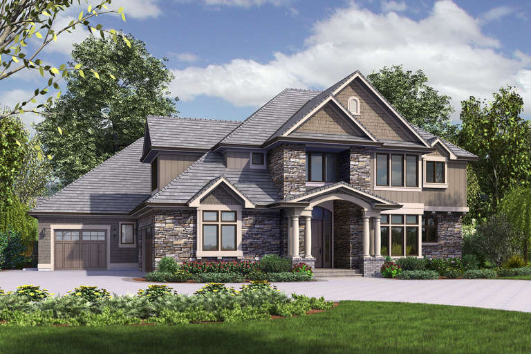 House Plan House Plan #20497 Front Elevation 