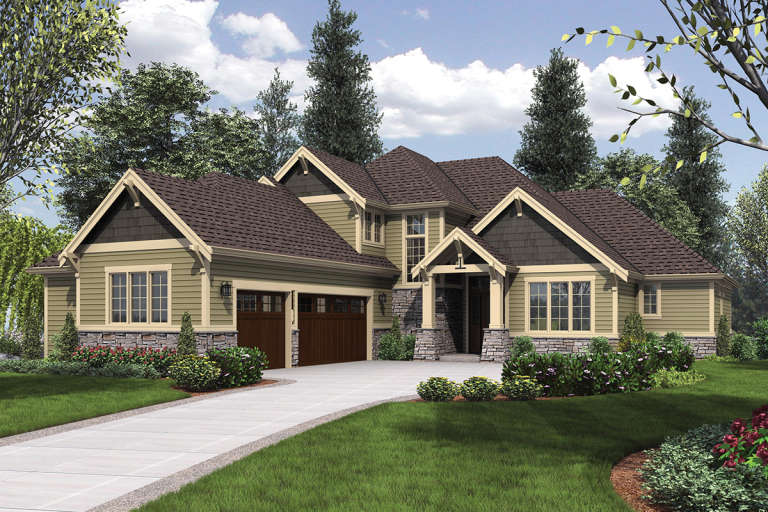 House Plan House Plan #20522 Front Elevation 