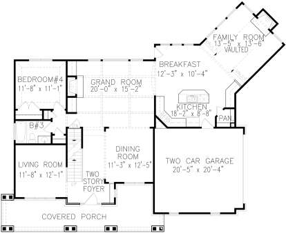 Main Floor for House Plan #699-00121