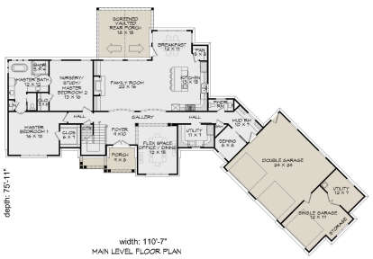 Main Floor  for House Plan #940-00125