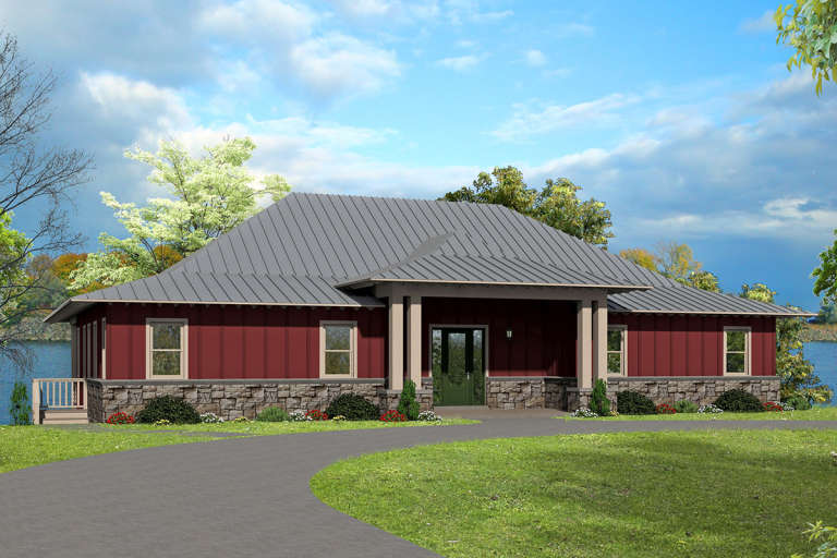 House Plan House Plan #20569 Front Elevation 