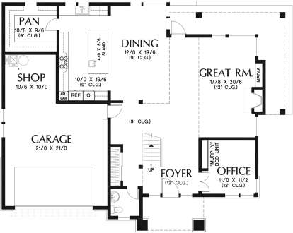 Main Floor for House Plan #2559-00811