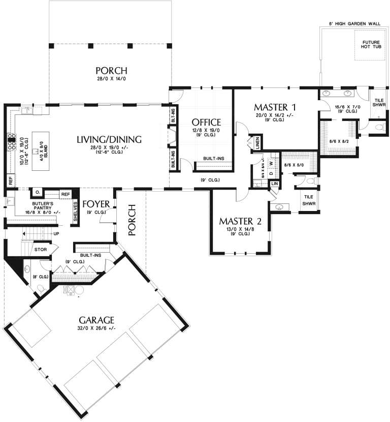 House Plan House Plan #20581 Drawing 1