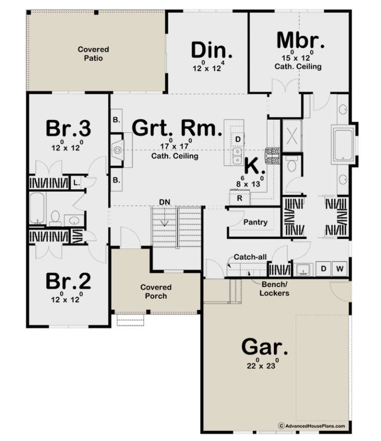 House Plan House Plan #20587 Drawing 1