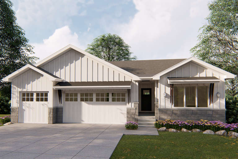 House Plan House Plan #20589 Front Elevation 