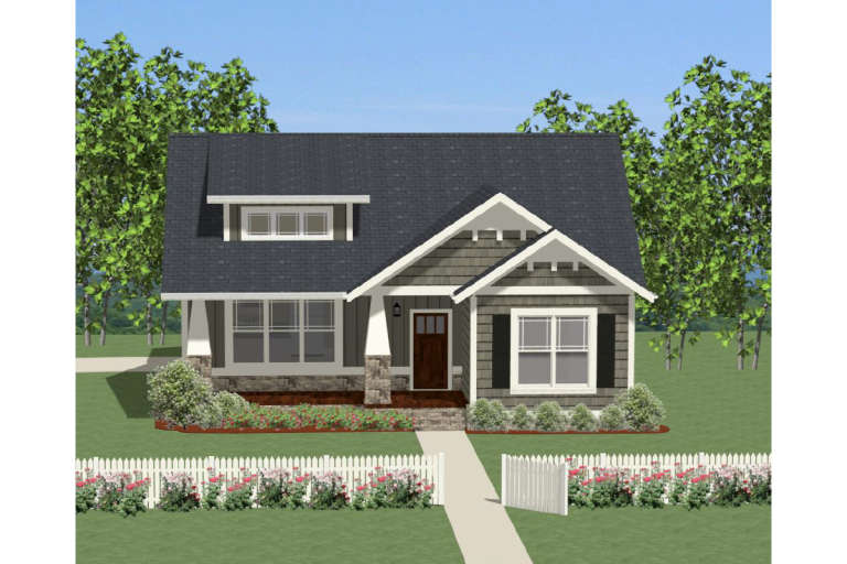 House Plan House Plan #20595 Front Color Rendering
