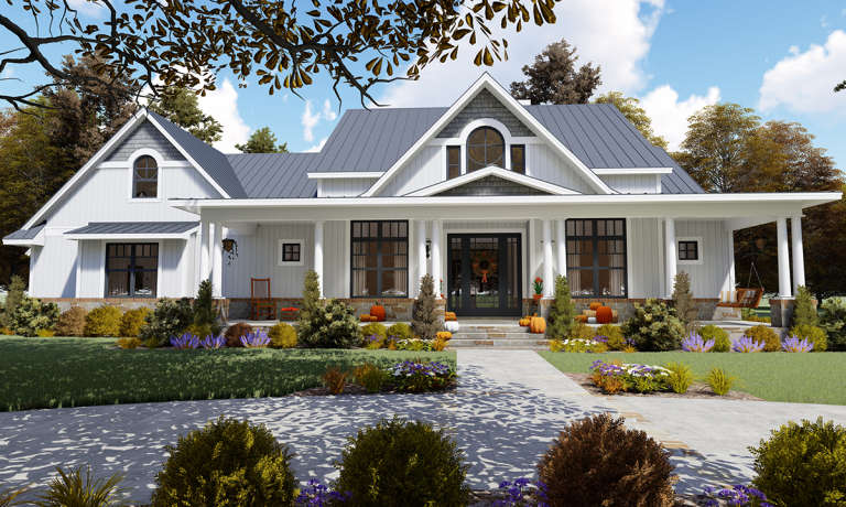 House Plan House Plan #20601 Front Elevation 