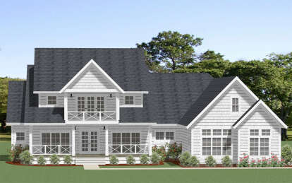 Modern Farmhouse House Plan #6849-00063 Elevation Photo