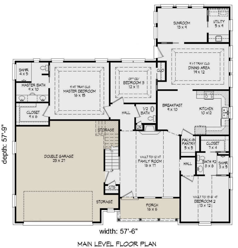 House Plan House Plan #20625 Drawing 1