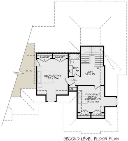 Second Floor for House Plan #940-00136