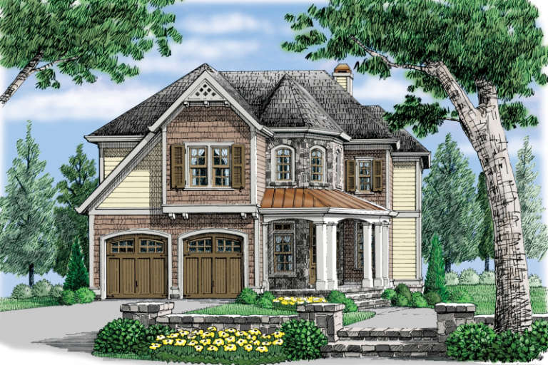 House Plan House Plan #20651 Front Elevation 