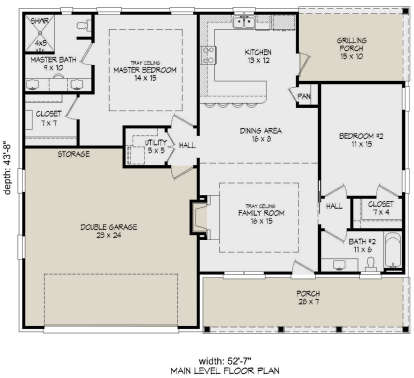 Main Floor for House Plan #940-00140