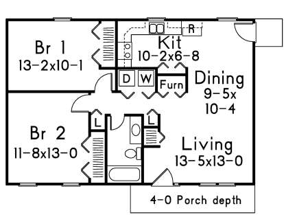 Main Floor for House Plan #5633-00341