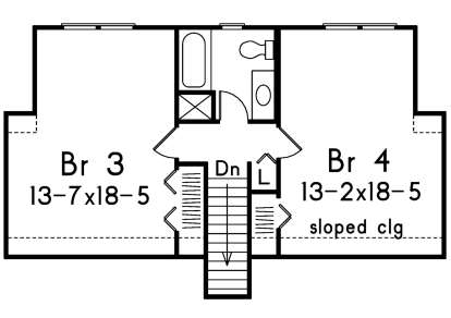 Second Floor for House Plan #5633-00348