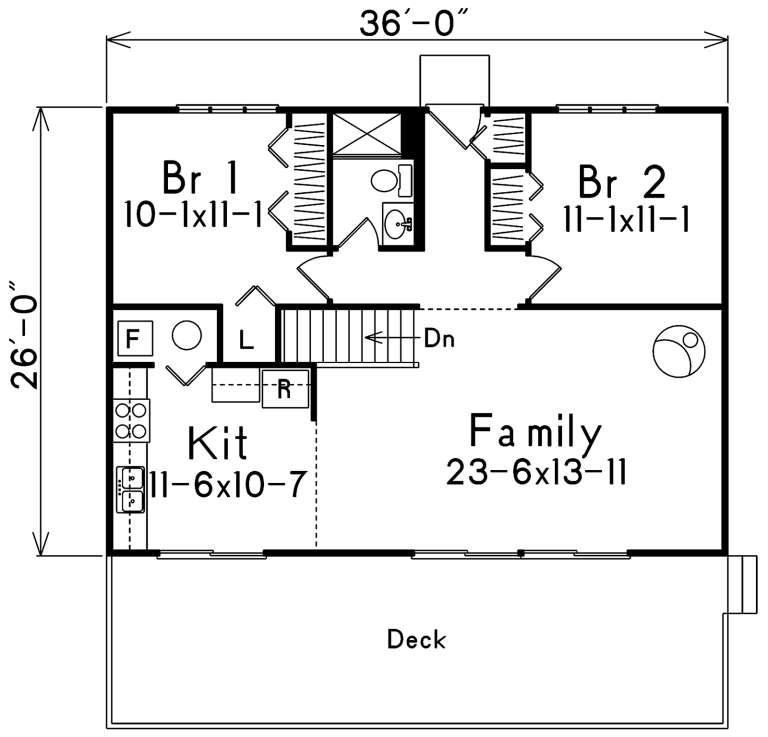 House Plan House Plan #20771 Drawing 1